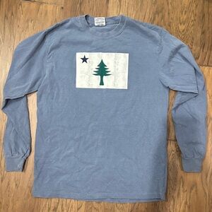 Comfort Colors Blue Crewneck Tee